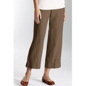 J. Jill | Pants u0026 Jumpsuits | J Jill Wide Leg Linen Crop Pants Xs | Poshmark